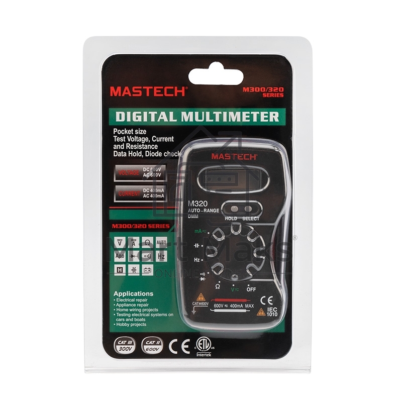 Портативный мультиметр MASTECH  M320 13-2009
