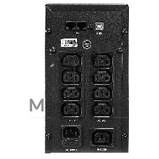 Источник бесперебойного питания CROWN Line Intractive CMU-SP1200IEC LCD USB 1200VA\720W, корпус металл, 2x12V/9AH, розетки 8*IEC, трансформатор AVR 140-290V, LCD-дисплей, cъемный кабель 1.2 м, порт RJ11/45, порт USB, защита: от перегрузки, от КЗ, от скачков напряжения