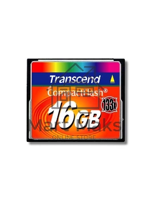 Флеш карта CF 16Gb 133x Type I Transcend (TS16GCF133)
