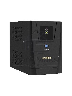Источник бесперебойного питания ExeGate SpecialPro UNB-1200.LED.AVR.2SH.3C13.USB 1200VA/750W, LED, AVR, 2*Schuko+3*C13, USB,съемн.кабель, металлический корпус, черный