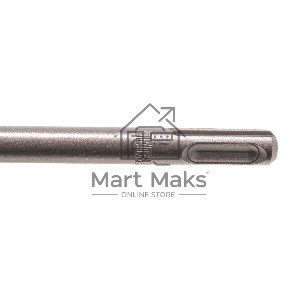 Бур по бетону, двойная спираль, Cobalt W-tip, 12x460 мм, SDS PLUS Denzel
