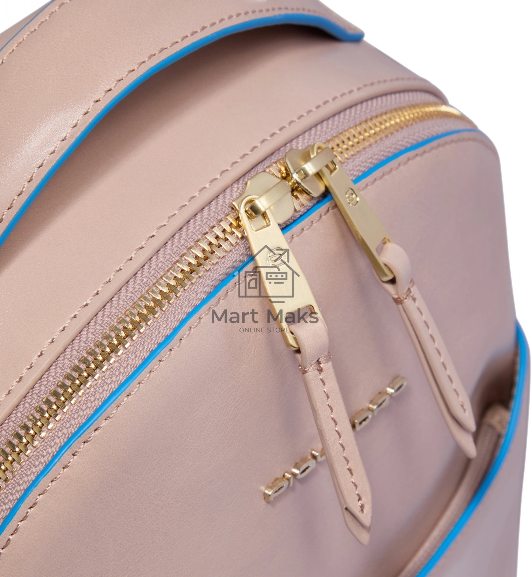 Рюкзак женский Piquadro Blue Square CA6677B2/RO2 пудровый кожа