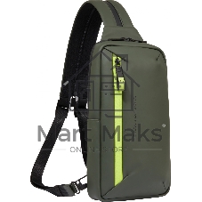 Рюкзак слинг Piquadro Corner 2.0 CA6466C2OW/VE зеленый полиэстер