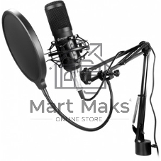 Микрофон проводной Оклик SM-600G 2.5м черный