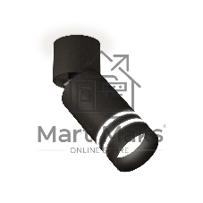Светильник Ambrella Light XM6313086 SBK/BK/FR черный песок/черный/белый матовый MR16 GU5.3 (A2221, C6313, N6236)