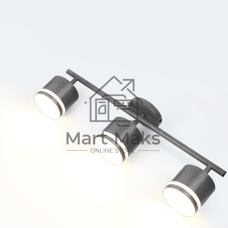 Спот на основании GWL-3GX53-M-IP20 Тройной Бетон С боковым рассеивателем Башня