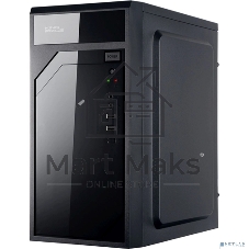 Компьютерный корпус KingPrice KPCC-MN208 черный без БП mATX 1x80мм 2x120мм 2xUSB 2.0 audio