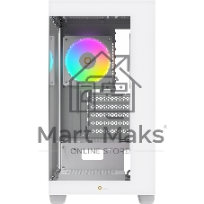 Корпус Ocypus Gamma C52 WH ARGB, Mini-Tower, белый, 3 x 120 мм