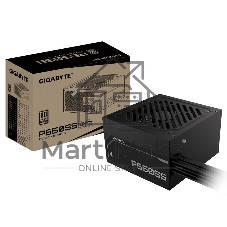 Блок питания Gigabyte GP-P650SS, 650Вт, 80+ Silver, 120мм, немодульный, черный