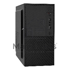 Компьютерный корпус Minitower ExeGate BAA-308-AAA400 (mATX, БП AAA400 с вент. 8см, 2хUSB, HD Audio, черный)