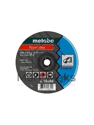 Круг обдирочный SP-Novoflex 125х6.0х22 23мм RU сталь Metabo 617170000