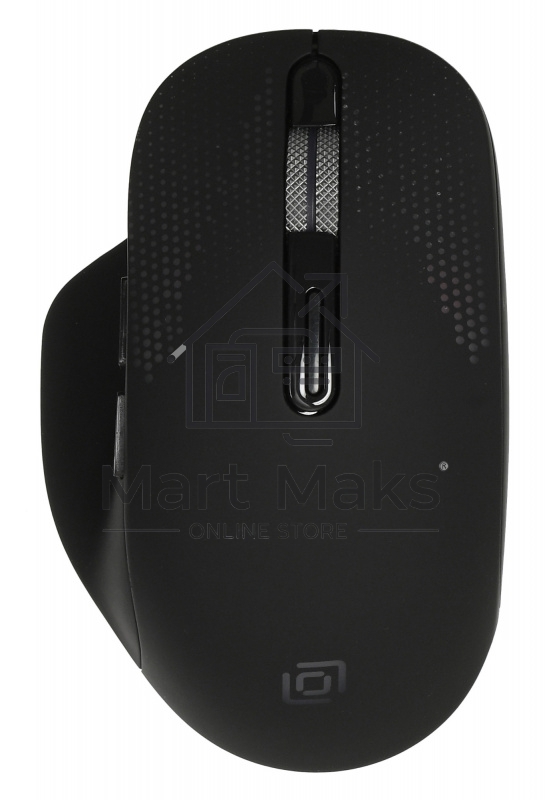 Мышь беспроводная Oklick 636LWC черный, 2400 dpi, радиоканал, USB/USB-C, кнопки - 6