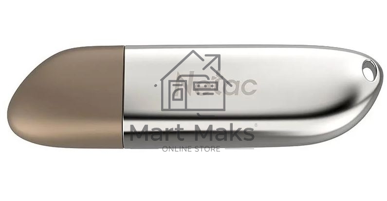 Флешка USB R/W R/W Netac U352 128Gb <NT03U352N-128G-20PN>, USB2.0, с колпачком, металлическая