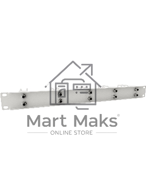 Кабельный органайзер Горизонтальный NTSS NTSS-HORG-1U-5(85) односторонний кольца 1U шир.:19