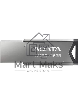Флешка USB ADATA UV250 (AUV250-16G-RBK), 16Gb, USB 2.0, R/W 25/10, черный