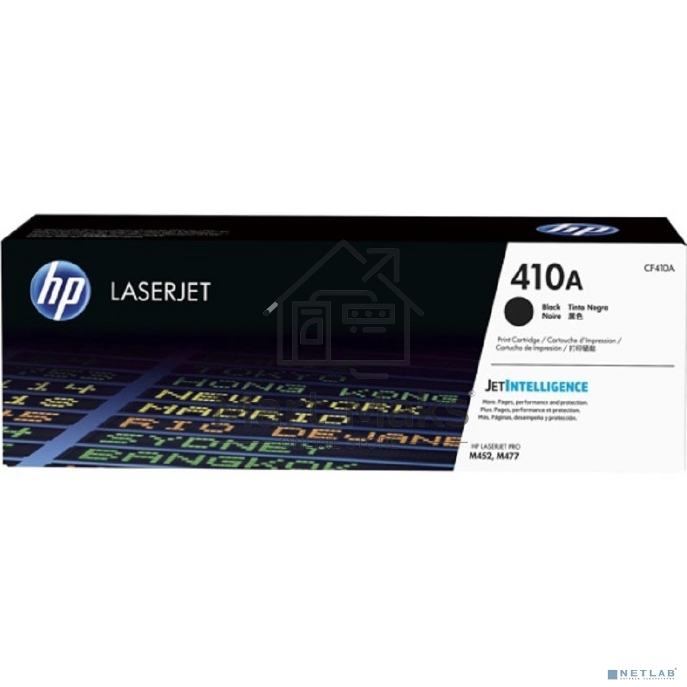 Тонер Картридж HP 410A CF410A черный для HP LJ Pro M452/M477 (2300стр.)