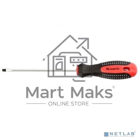 Отвертка MATRIX 11408SL30 3-х компонентная рукоятка anti slip