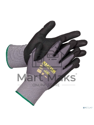 Перчатки нейлоновые KRAFTOOL EXPERT, 15 класс, вспененное нитриловое покрытие, размер XL