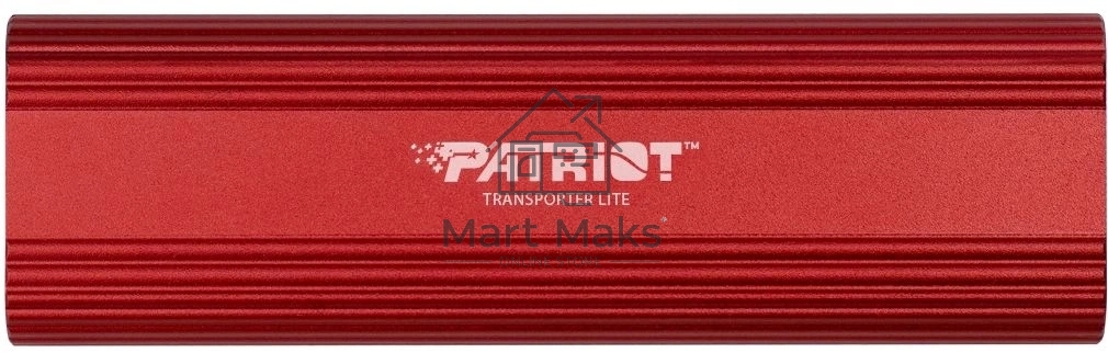 Внешний накопитель SSD Patriot 512GB USB-C, Transporter Lite, R/W 1000MB/1000MB/s, красный