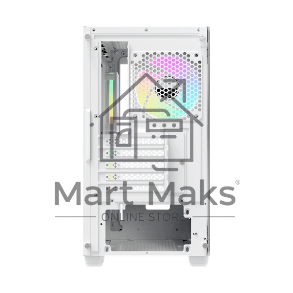 Компьютерный корпус Case Ocypus Gaммa C52 WH ARGB mATX/win/white/3 ARGB fans/no PSU/Tempered Glass