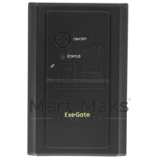 Источник бесперебойного питания ExeGate EP285490RUS SpecialPro UNB-1200.LED.AVR.EURO.RJ.USB 1200VA/750W, LED, AVR, 4 евророзетки, RJ45/11, USB, черный