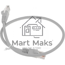 Патч-корд Buro LSZH UTP cat.5e 5м серый RJ-45 (m)-RJ-45 (m)