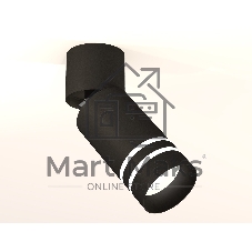 Светильник Ambrella Light XM6313086 SBK/BK/FR черный песок/черный/белый матовый MR16 GU5.3 (A2221, C6313, N6236)