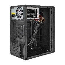 Компьютерный корпус Minitower ExeGate BAA-308-AAA400 (mATX, БП AAA400 с вент. 8см, 2хUSB, HD Audio, черный)