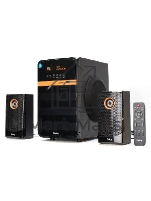 Акустическая система Dialog Progressive AP-240B BLACK - акустические колонки 2.1, 50W+2*10W RMS, Bluetooth, USB+SD reader