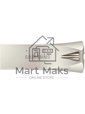 Флешка USB R/W 64Gb USB Drive <USB 3.1> Samsung BAR Plus (up to 300Mb/s) (MUF-64BE3/APC) серебристый