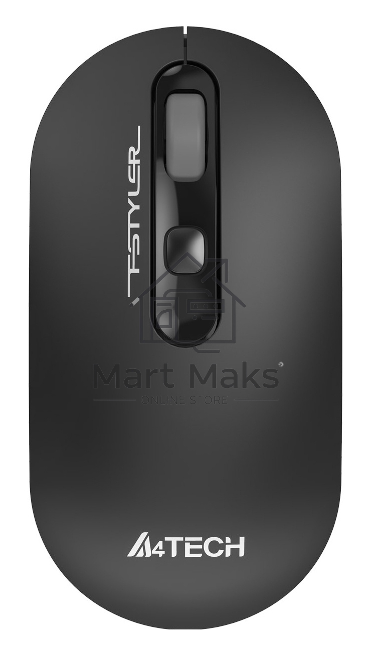 Мышь беспроводная A4Tech Fstyler FG20 серый, 2000 dpi, радиоканал, USB, кнопки - 4