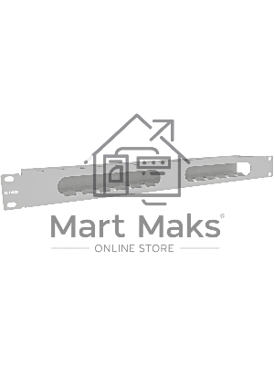 Кабельный органайзер Горизонтальный NTSS NTSS-HORGС-1U-(72) односторонний 1U шир.:19