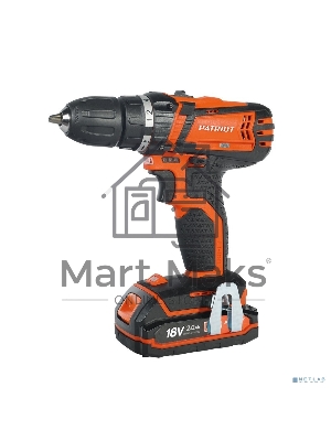 Дрель-шуруповерт аккумуляторная Patriot BR 183UES, Аккумуляторная, 18В, Кейс