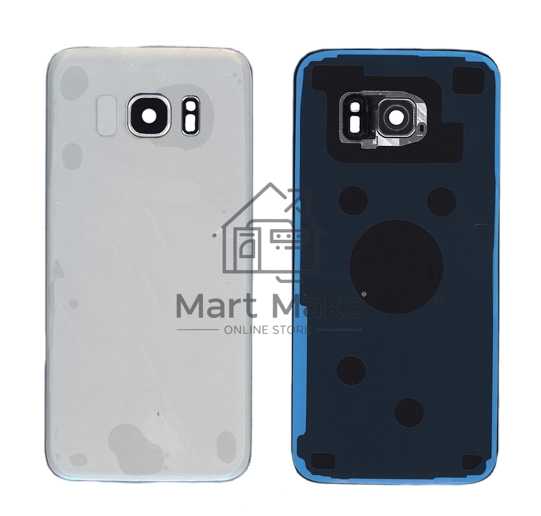 Задняя крышка для Samsung G935F Galaxy S7 Edge серебристая