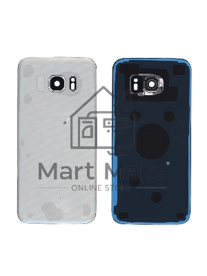 Задняя крышка для Samsung G935F Galaxy S7 Edge серебристая