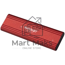 Внешний SSD Patriot 512Gb USB-C, Transporter Lite, R/W 1000MB/1000MB/s, красный
