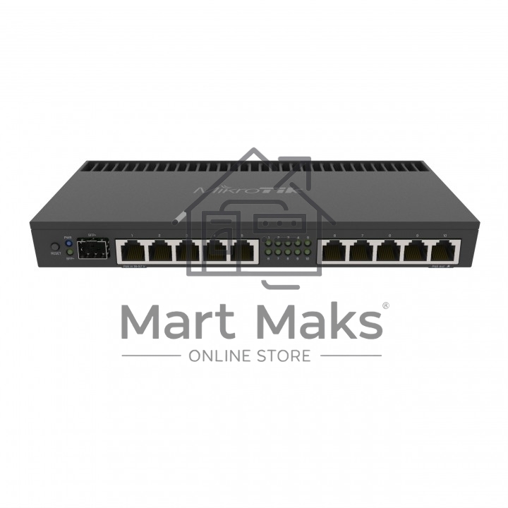 Маршрутизатор 1000M 10PORT 1SFP+ RB4011IGS+RM MIKROTIK