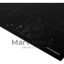 Индукционная варочная панель Kuppersberg ICI 604 60 см, индукция, High-Tech, inverter, прямой край, 9 уровней мощности, бустер, Stop and Go, автоматическое отключение, таймер, индикатор остаточного тепла, сенсорное/слайдерное управление, черный