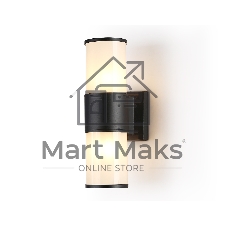 Светильник Ambrella light ST2455 BK/FR черный/белый матовый IP54 E27 max 40W 300*90*155