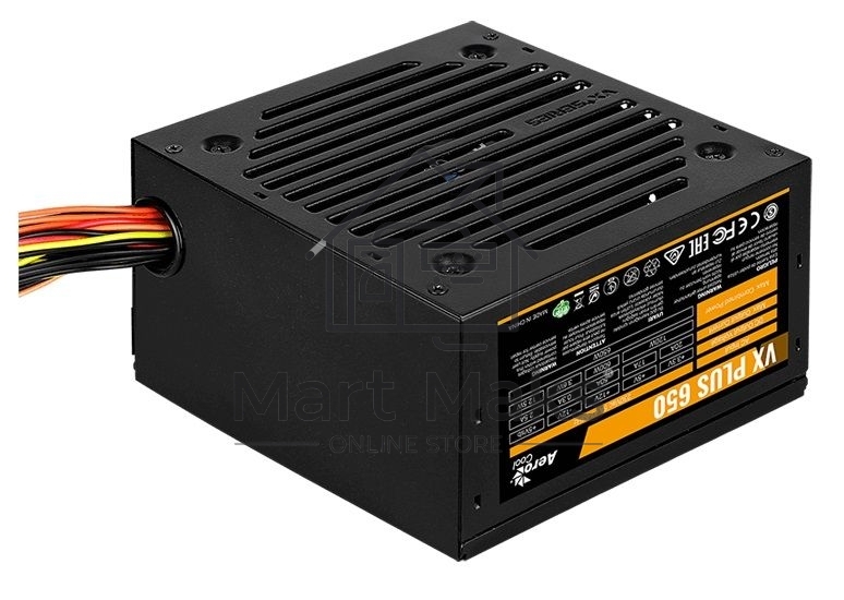 Блок питания Aerocool / Formula VX-650 PLUS, 650Вт, 120мм, черный