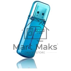 Флешка USB Silicon Power Helios 101 (SP016GBUF2101V1B), 16Gb, USB 2.0, Type-A, R/W 18/12, голубой