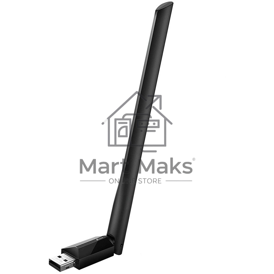 Беспроводный двухдиапазонный USB2.0 адаптер TP-Link Archer T2U Plus, 433Мбит/с + 200Мбит/с