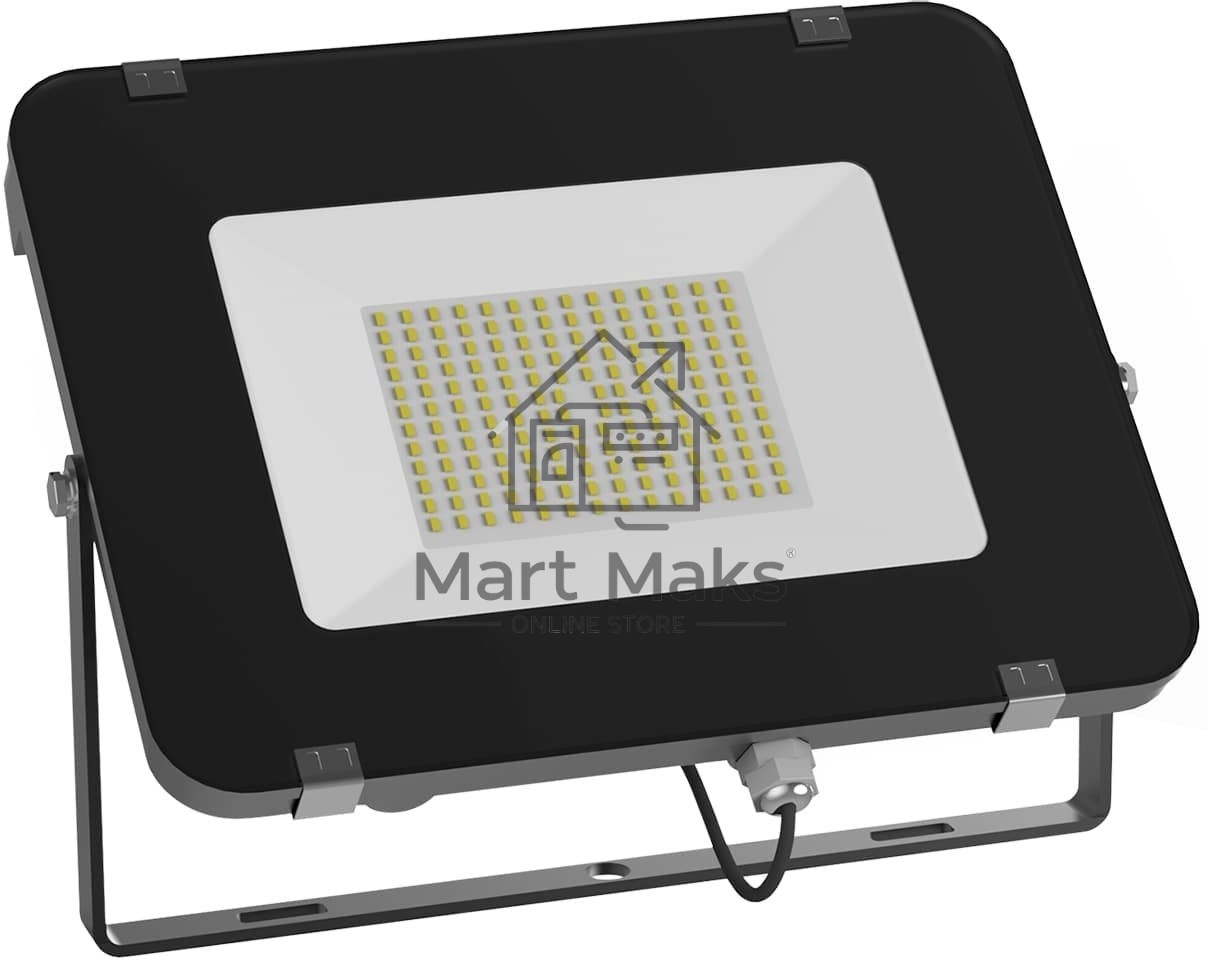 Прожектор Gauss Elementary 150W 12800lm 6500К 200-240V IP65 черный LED 1/4