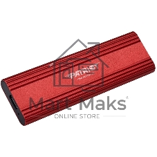 Внешний SSD Patriot 512Gb USB-C, Transporter Lite, R/W 1000MB/1000MB/s, красный