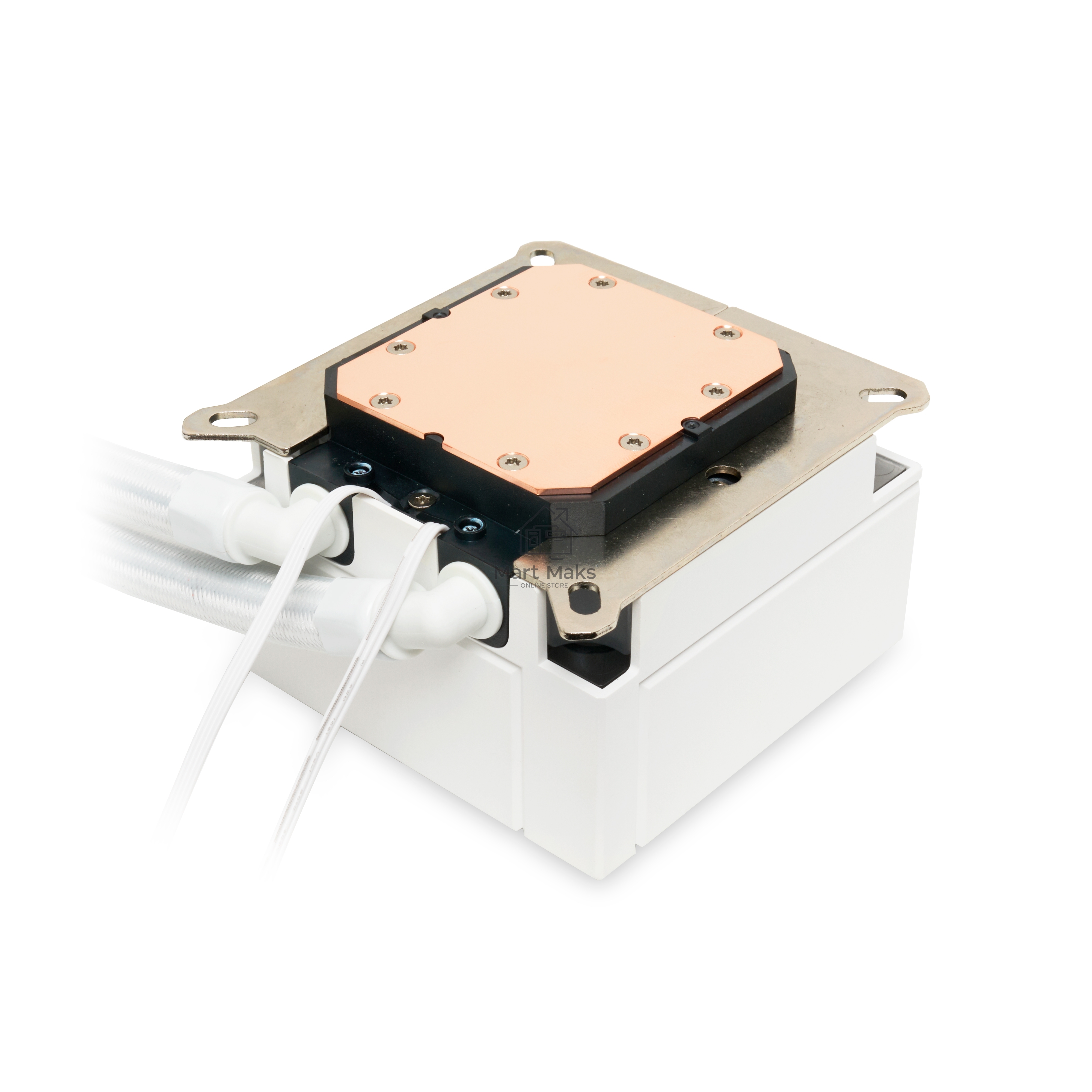 Водяное охлаждение для процессора Water Cooling System HSPD W1240 ARGB белый 120мм алюминий+медь 1800rpm 27db 4-pin 280W