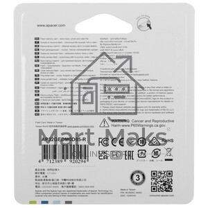 Карта памяти Apacer microSDHC UHS-I U1 R100 Class10 32GB w/o Adapter RP 