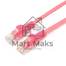 Патч-корд UTP Cablexpert cat.5e, 0.25м, литой, многожильный, розовый