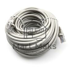 Патч-корд Buro UTP 4 пары cat.5e CCA molded 15м черный RJ-45 (m)-RJ-45 (m)