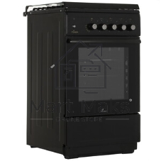Плита Газовая Flama N FG 24239 B коричневый (стеклянная крышка) реш.чугун