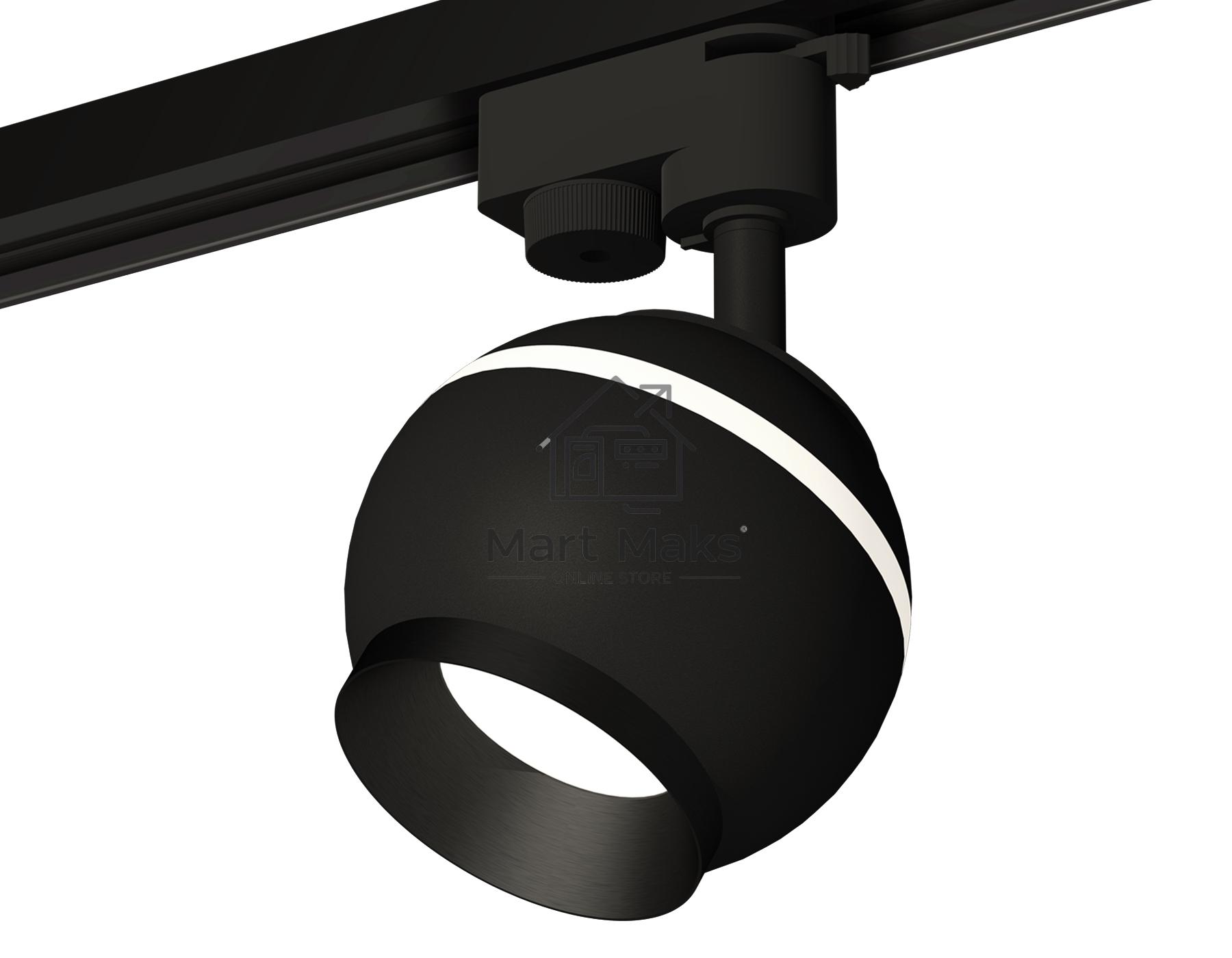 Светильник Ambrella light XT1102002 SBK/PBK черный песок/черный полированный GU5.3 LED 3W 4200K (A2521, C1102, N7031)